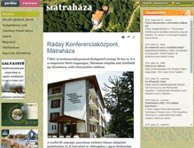 Tablet Screenshot of matrahaza.parokia.hu