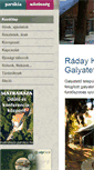 Mobile Screenshot of galyateto.parokia.hu