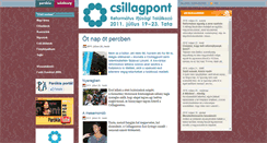 Desktop Screenshot of csillagpont.parokia.hu
